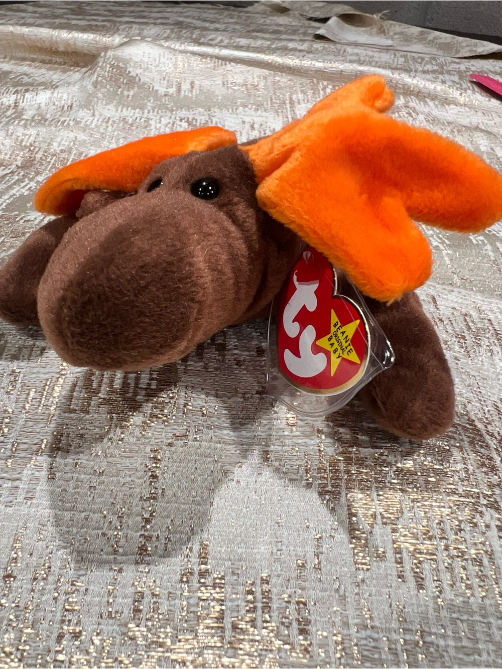 Ty Beanie Baby Chocolate Moose